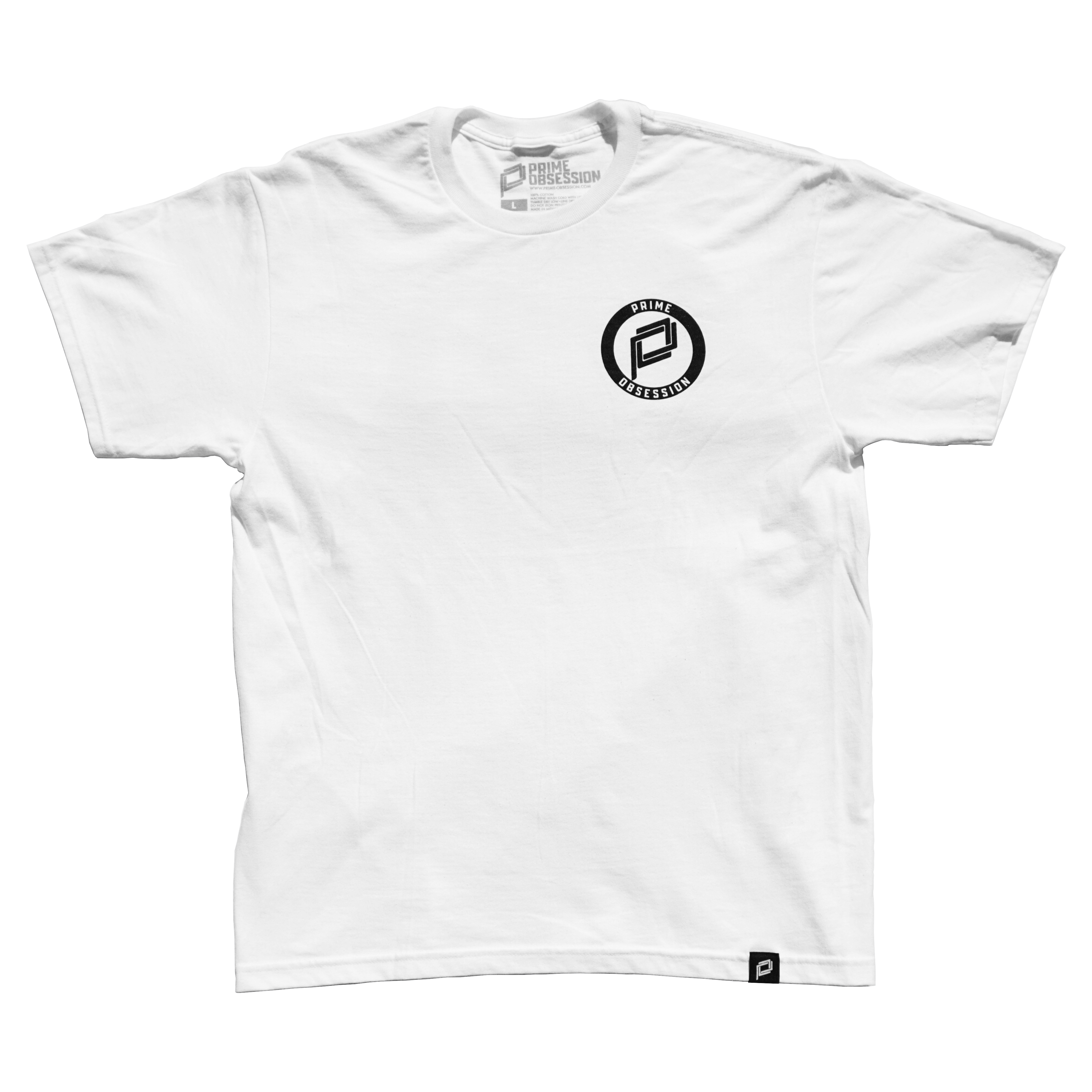 The Logo Tee - White – Prime Obsession LLC